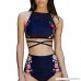 NewKelly Women Bikini Set Swimwear Push-Up Padded Print Bra Swimsuit Beachwear B07BQ8ZXBN